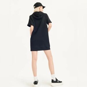 Dkny Black Short Sleeve Mini Dress